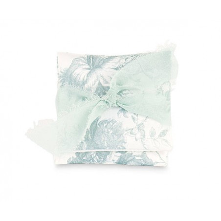 BUSTA TOILE DE JOUY EUCALIPTO 9x9 12pz