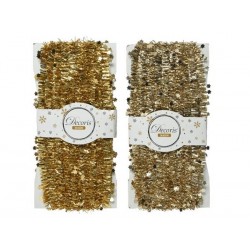 GHIRLANDA METAL C/STELLE 3 FILI ORO 5mt