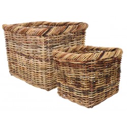 CESTO TIGER RATTAN SQUARE 40x36cm 2/2