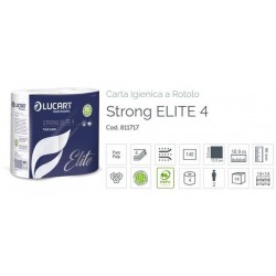 CARTA IGIENICA STRONG ELITE 4 4ROTOLI 140str 4VELI