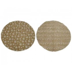 TAPPETO ALBERO HESSIAN 2 ASS.TI ø120cm