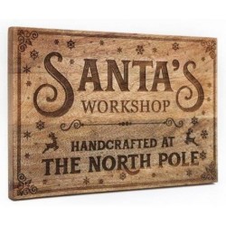 SANTAS WORKSHOP 30x20cm