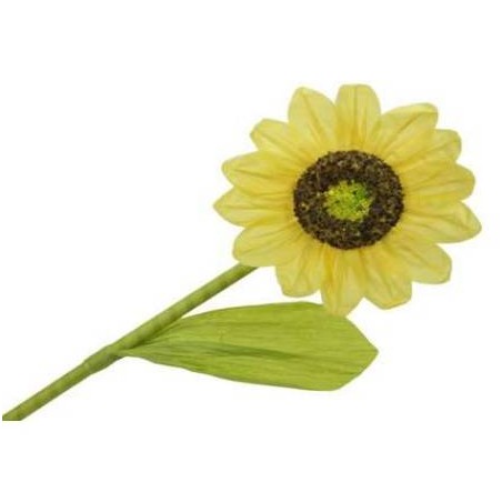 GIRASOLE IN CARTA ø24x71cm GIALLO