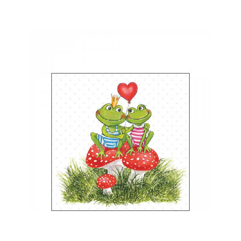 TOVAGLIOLI 25x25 FROG IN LOVE 20pz