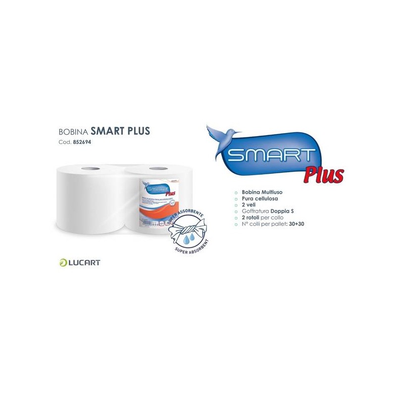 BOBINE SMARTY PLUS D.V. GOFFRATA 2 ROTOLI