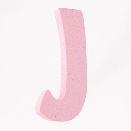 LETTERA POLISTIROLO PASTELLO mm120x90 J ROSA PASTELLO