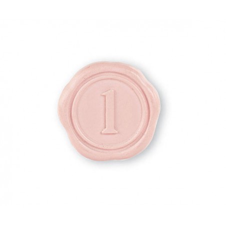 CERALACCA ROSA N.1 ADESIVA Ø3,5cm 12pz