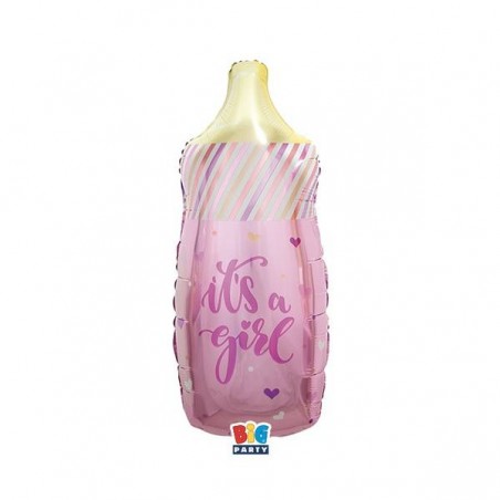 PALLONE MYLAR  44x82cm BIBERON It’a Girl