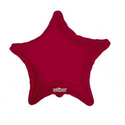 PALLONE MYLAR STELLA 18'' 45cm BORDEAUX RC