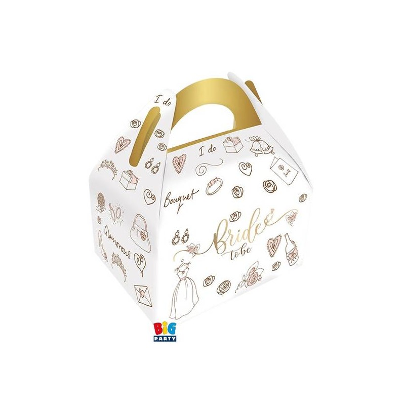 HAPPY BOX BRIDE 15x18x11cm 6pz