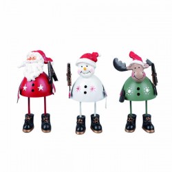 SOGGETTI DECO METALLO DA TAVOLO 3ass 10cm 1pz