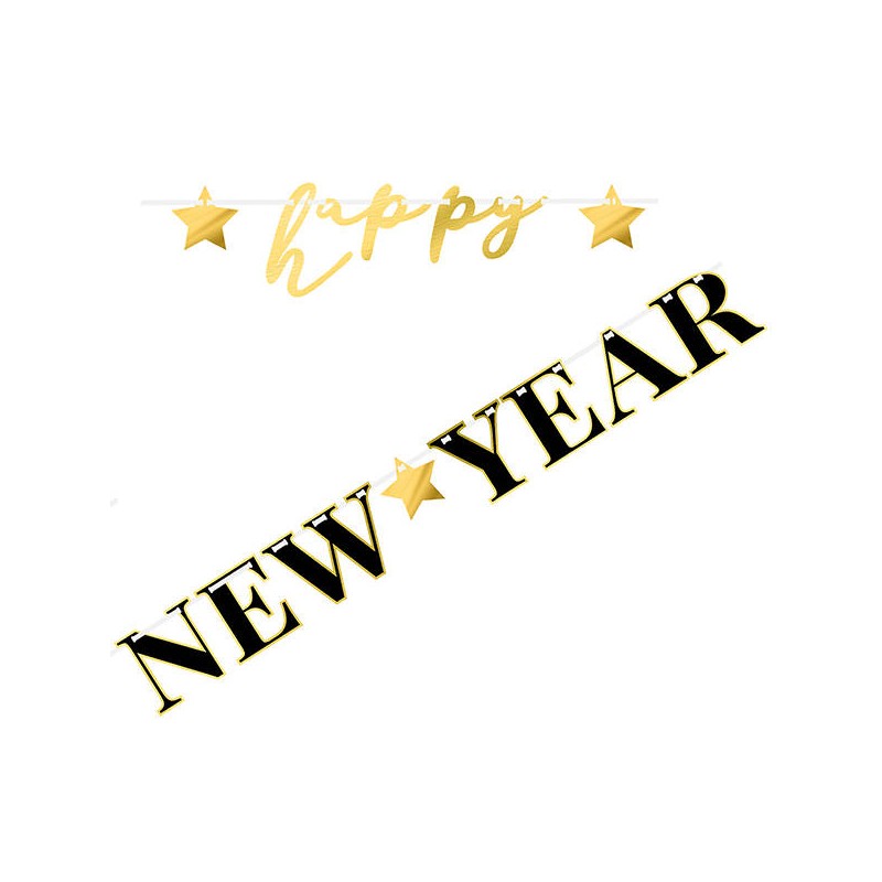 BANNER SET HAPPY NEW YEAR 1,5mt