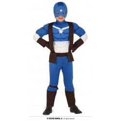 COSTUME CAPITAN SUPEREROE 7 - 9 ANNI