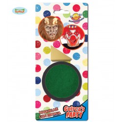 TRUCCO VERDE SCURO CON SPUGNA 9gr