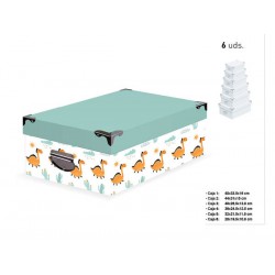 SCATOLA RETTANGOLARE ANGOLO METAL BIMBO 1/6 48x33,5x16cm