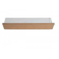 COPERCHIO ANTICONDENSA R-PET 21,5x7x2cm PER SUSHI BOX 50pz