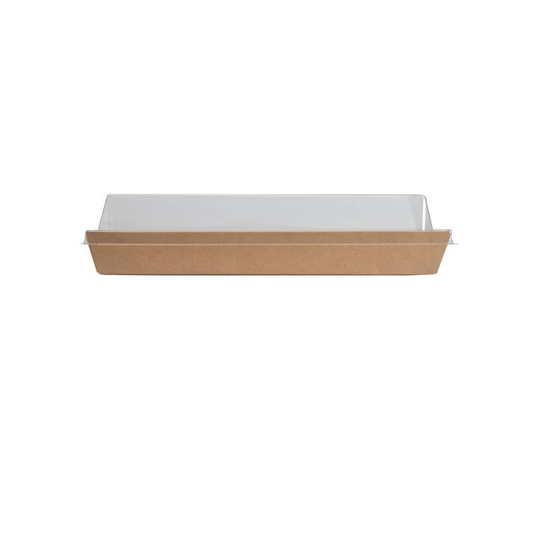 COPERCHIO ANTICONDENSA R-PET 21,5x7x2cm PER SUSHI BOX 50pz