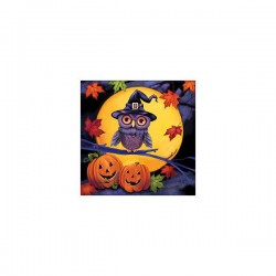 TOVAGLIOLI 33x33cm HALLOWEEN GUFI 20pz