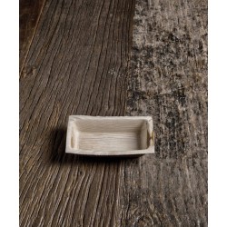 SCODELLA RETTANGOLARE 12x7x2,5cm FOGLIA DI PALMA 25pz BIO COMPOSTABILE
