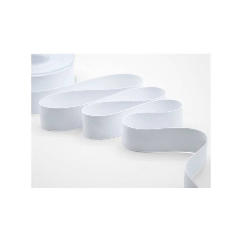 NASTRO DOPPIO RASO OPACO mm25x20mt COL.13 BIANCO OTTICO