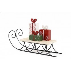 SLITTA CON PACCHI REGALO 22,5x14cm