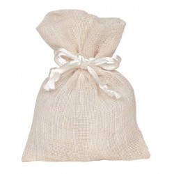 SACCHETTO ROMANTIC BAGS NATURAL 9x12cm NATURAL 10pz