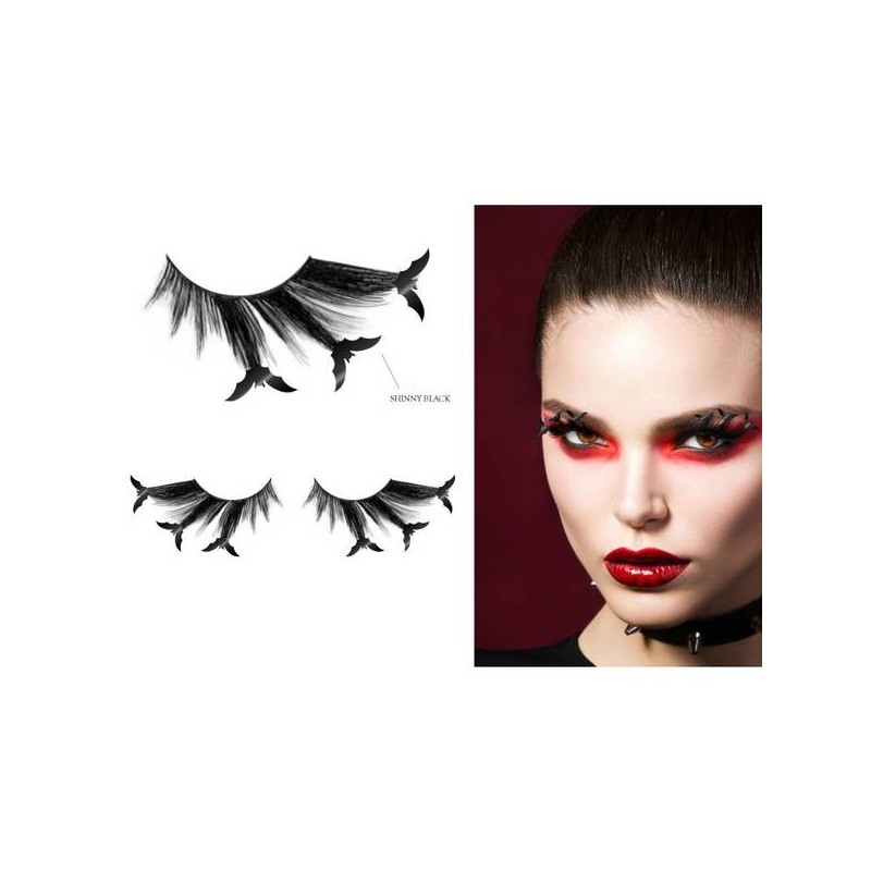 CIGLIA FINTE CON PIPISTRELLI