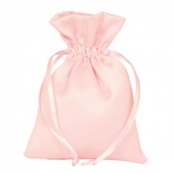 SACCHETTO MATT SATIN 9x12cm ROSA 10pz