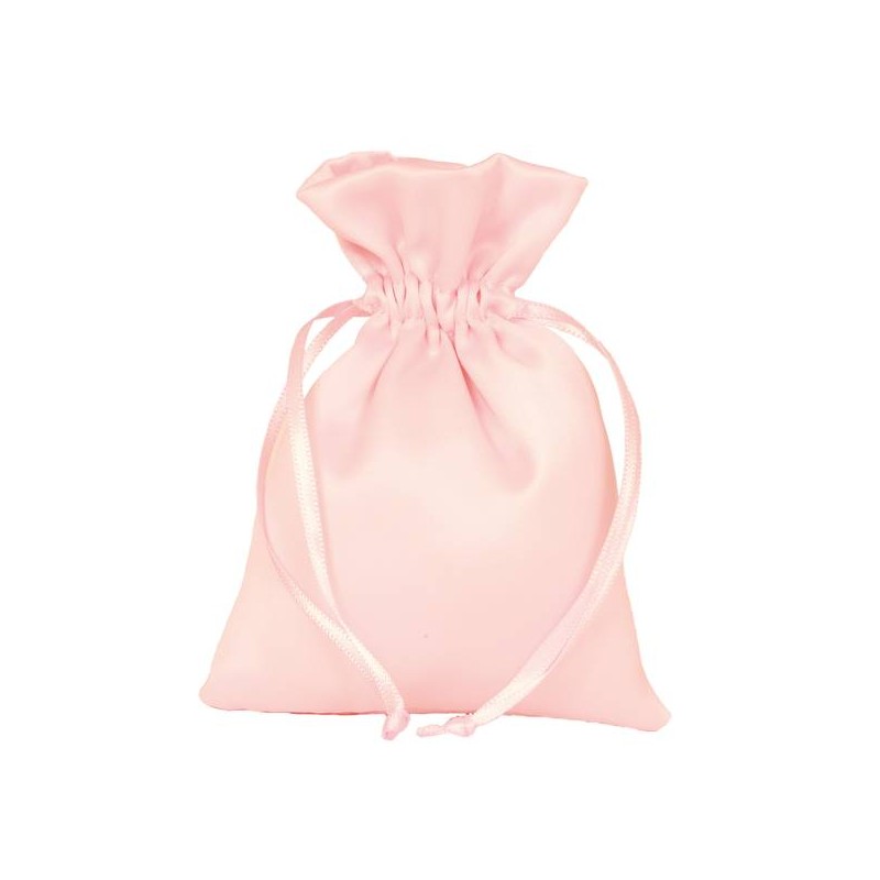 SACCHETTO MATT SATIN 9x12cm ROSA 10pz