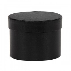SCATOLINA LITTLE BOXES ø9x6,5cm NERO