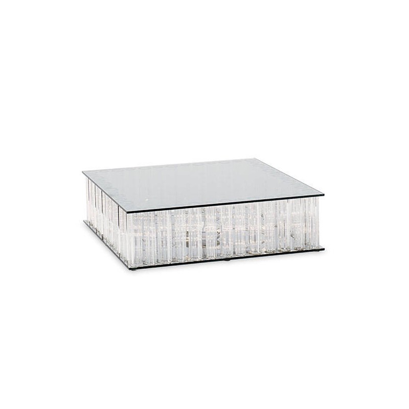 ALZATA VETRO C/LED 35x35x10cm