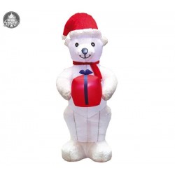 ORSO POLARE GONFIABILE C/PELO 210cm