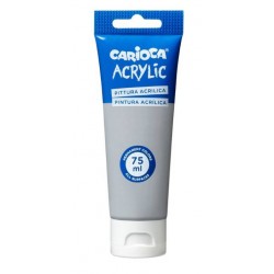 TEMPERA ACRILICA CARIOCA 75ml ARGENTO