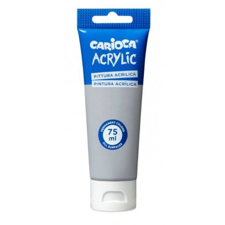 TEMPERA ACRILICA CARIOCA 75ml ARGENTO
