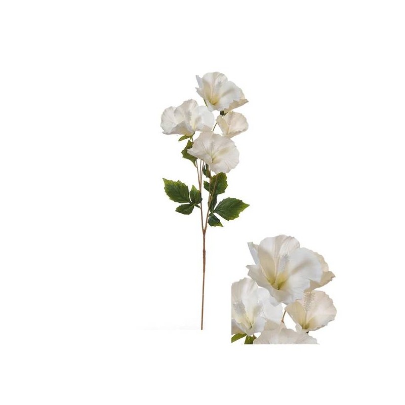 STELO HIBISCUS AVORIO 80cm