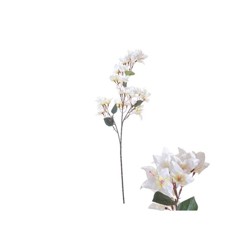 FIORE BOUGAINVILLEA C/STELO 76cm BIANCO