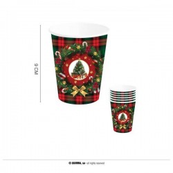 BICCHIERI ALBERO DI NATALE 240ml