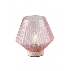 LAMPADA VETRO VT ROSA ø12cm