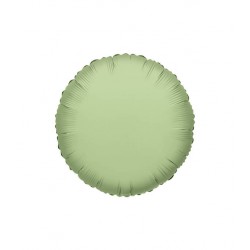 PALLONE MYLAR TONDO VERDE OLIVA ø45cm