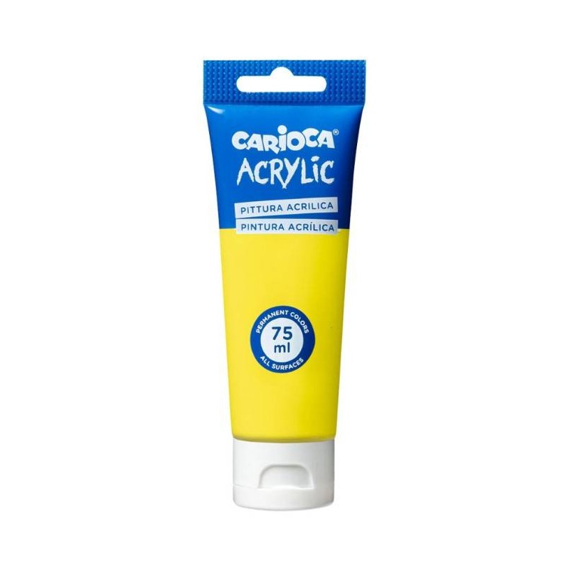 TEMPERA ACRILICA CARIOCA 75ml GIALLO LIMONE