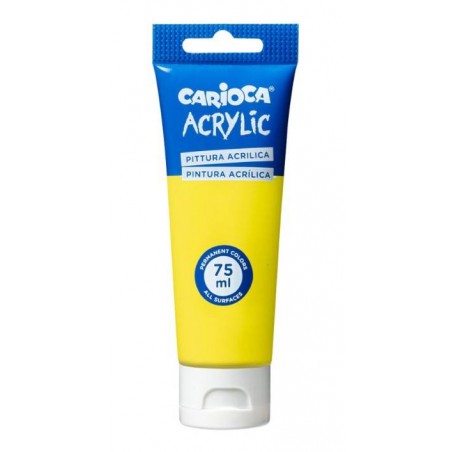 TEMPERA ACRILICA CARIOCA 75ml GIALLO LIMONE
