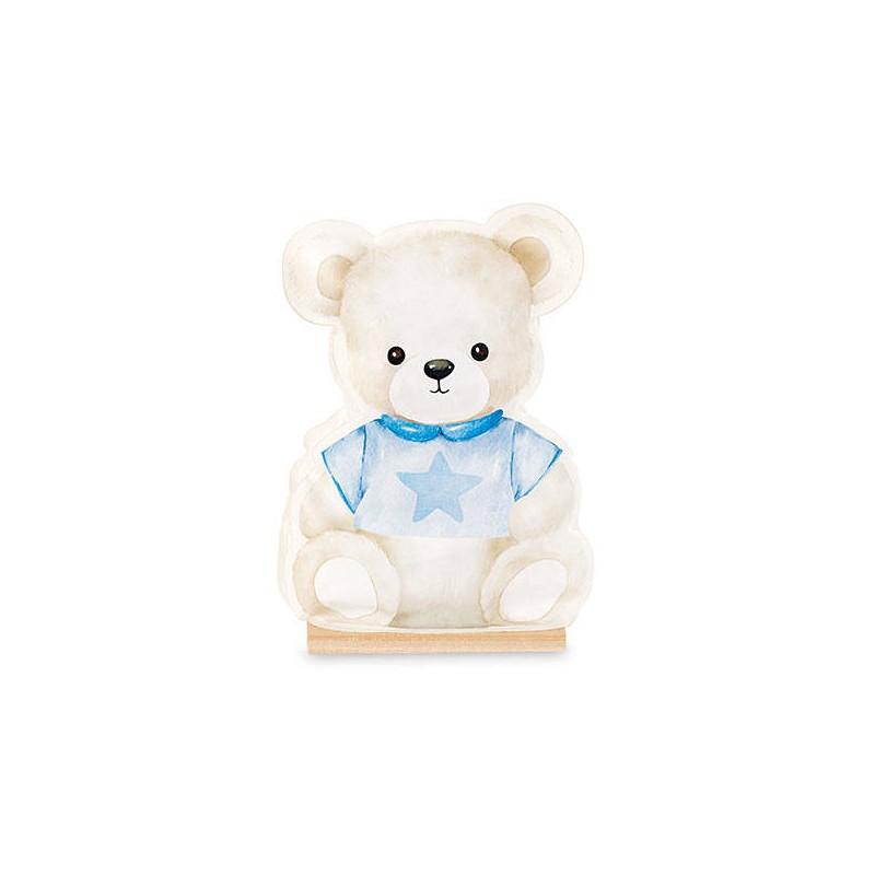 ORSETTO AZZURRO C/BASE 36cm