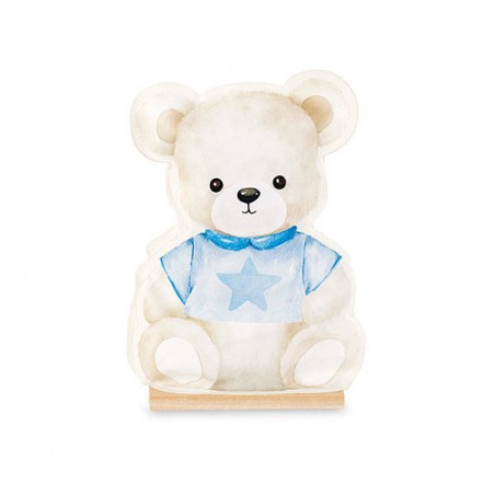 ORSETTO AZZURRO C/BASE 36cm