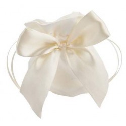 SACCHETTO TONDO C/FIOCCO ECRU' 12pz