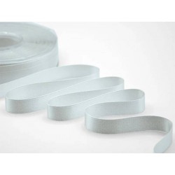 NASTRO DOPPIO RASO mm18x50mt COL.101 LAME' ARGENTO
