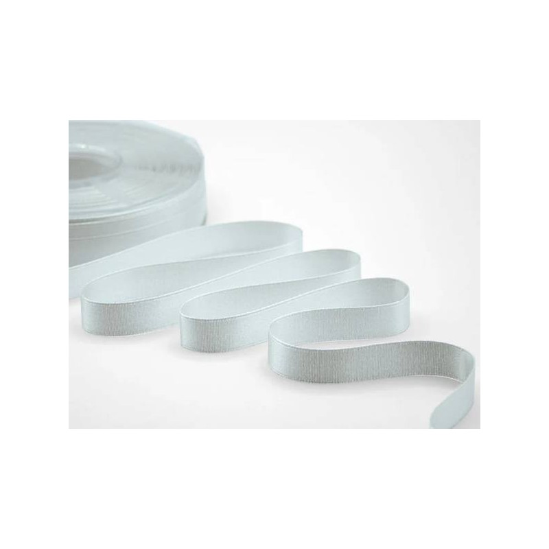 NASTRO DOPPIO RASO mm18x50mt COL.101 LAME' ARGENTO