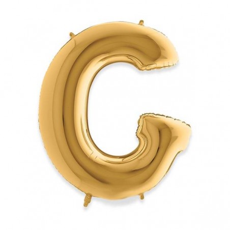 PALLONE MYLAR LETTERA G 102cm 40 GOLD