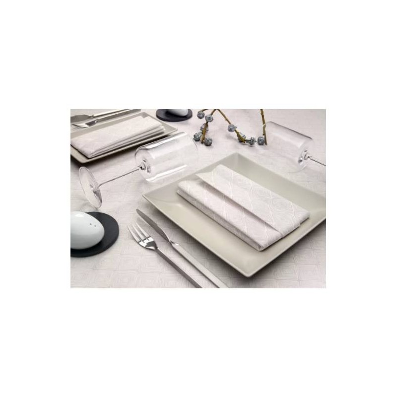 TOVAGLIA AIRLAID 100x100cm ETNIC POLVERE 25pz