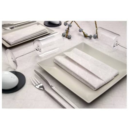 TOVAGLIA AIRLAID 100x100cm ETNIC POLVERE 25pz