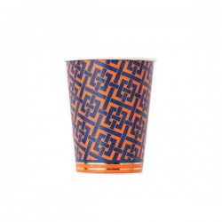 BICCHIERI 250cc BLUE AND ORANGE 8pz